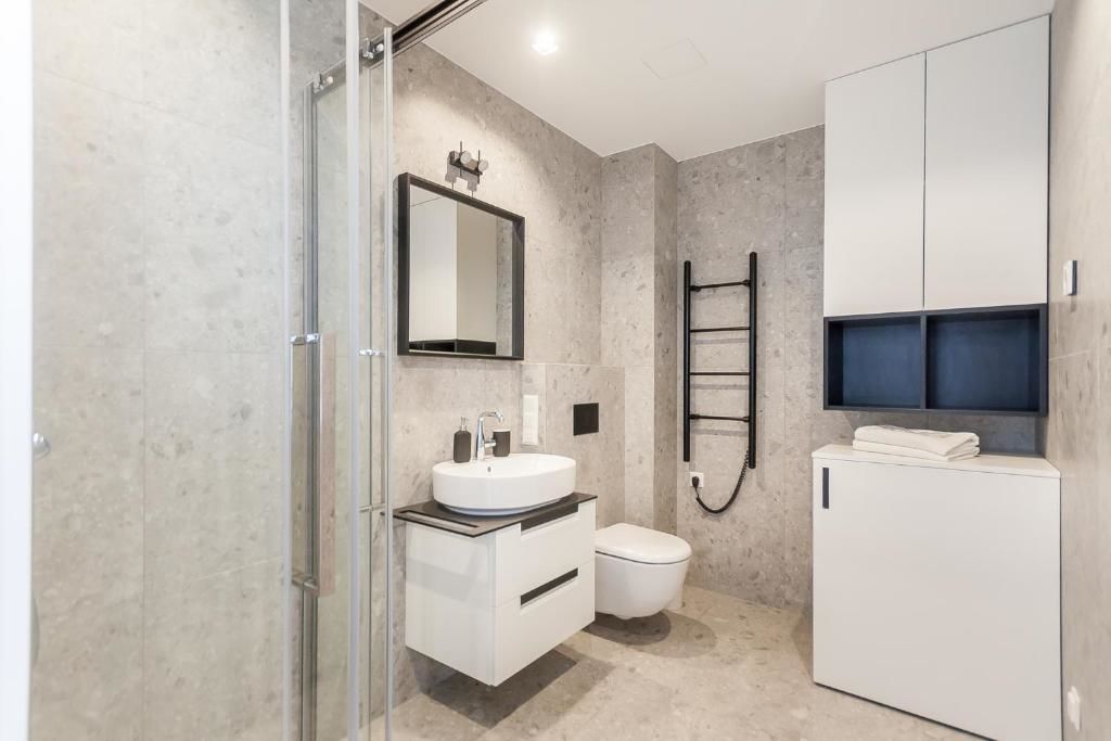 Апартаменты Modern design apartment in Paupys Вильнюс-43